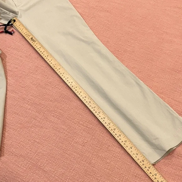 Banana Republic size 2 W31L30.75 rise 8 light beige / natural wm’s pant Trousers - Picture 8 of 16